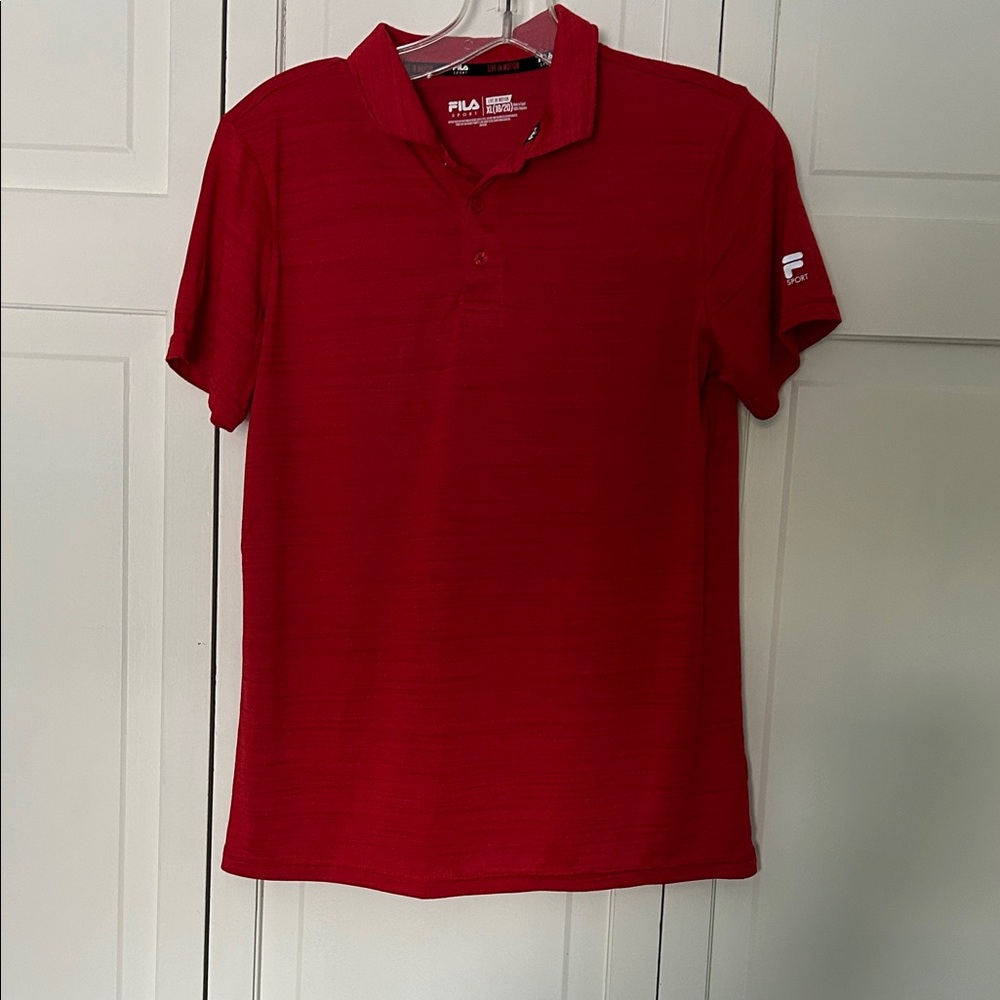 Fila Classic Red Polo Shirt